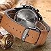 CURREN Original Brand Men's Sports Waterproof Leather Strap Wrist Watch 8259 Black Brown Black