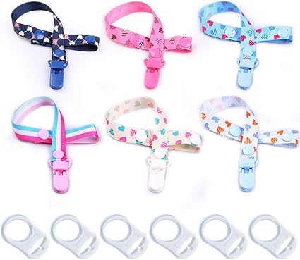 Attache Sucette Bebe Wents 6 Pieces Attache Tetine Pour Garcon Et 6 Pieces Transparent Silicone Anneau Mannequin Sucette Clip Adaptateur Amazon Fr Bebes Puericulture