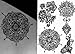 Henna Tattoo (6 Sheets) Body Paints Temporary Tattoo Designs Feathers/Mandala/Cats/Lotus/Bracelet/Elephant/Birds and more