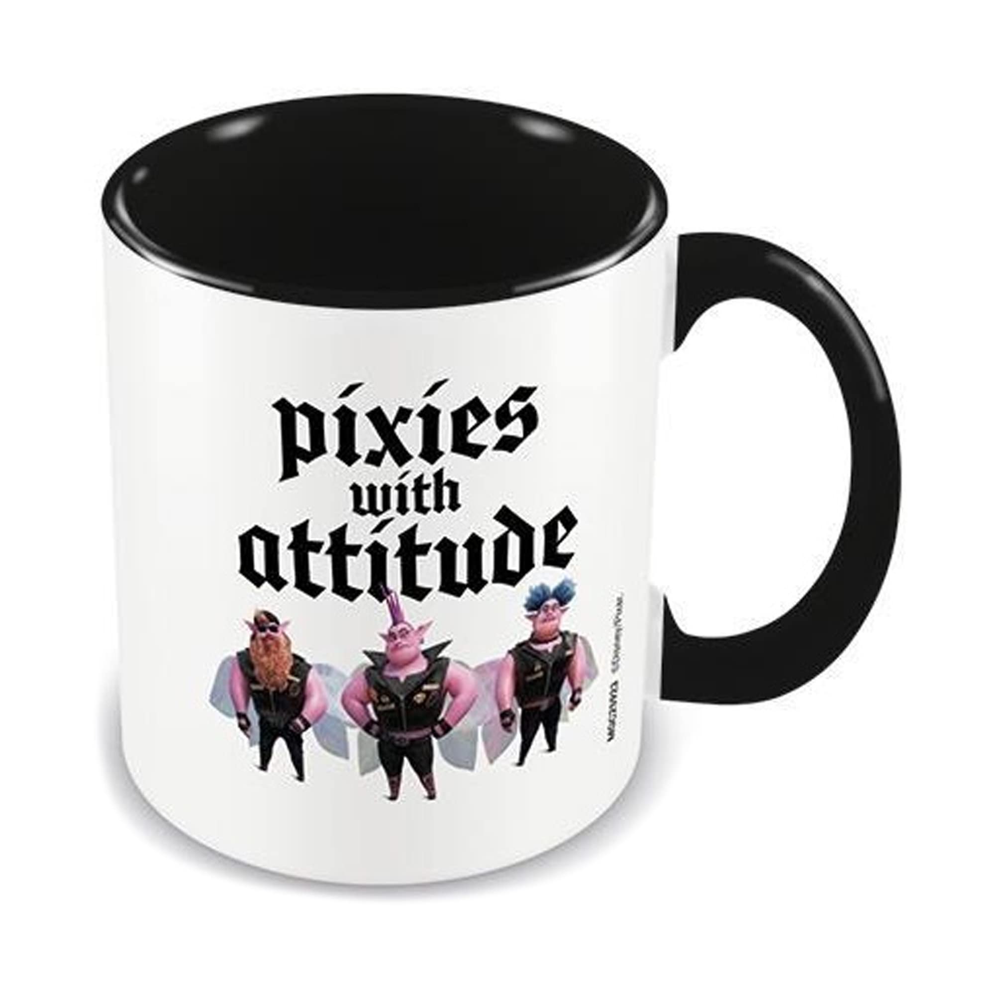 Onward (Pixies with Attitude) Black Inner Coloured Mug