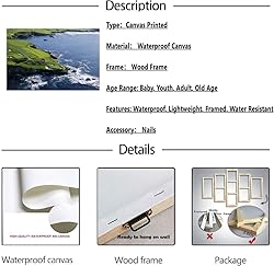 Pebble Beach Golf Course Canvas Wall Art for Living