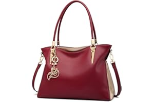 FOXLOVER Large Capacity Tote Handbags for Women, Women's Top-handle Bags Fashion Shoulder Bags Purses Minimalist design