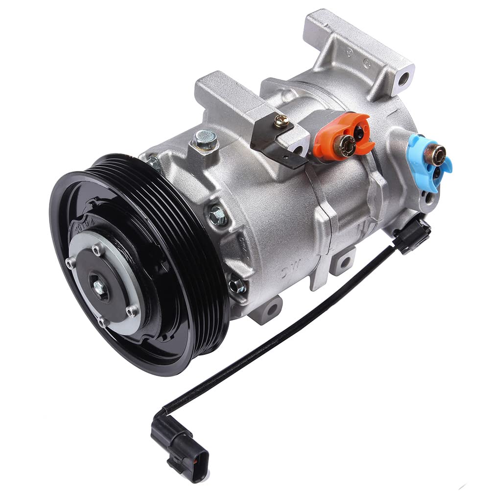 Photo 1 of ECCPP AC Compressor 2012-2017 Fit for Hyundai Accent 2012-2017 for Kia Rio 1.6L Fast Cooling Air Conditioning Compressor