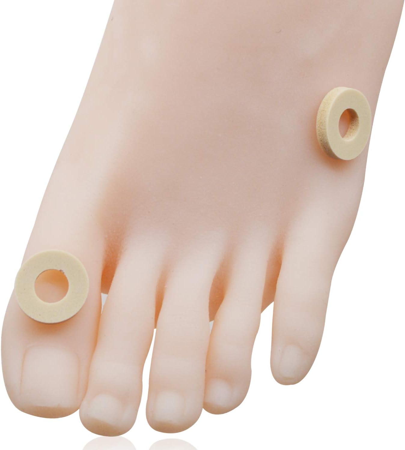 90 Pieces Callus Cushions Waterproof Corn Pads Toe Pads Soft Sticky Men and Women' s Toe Protectors for Feet, Toes, Heel (Beige, Rhombus): Health & Personal Care