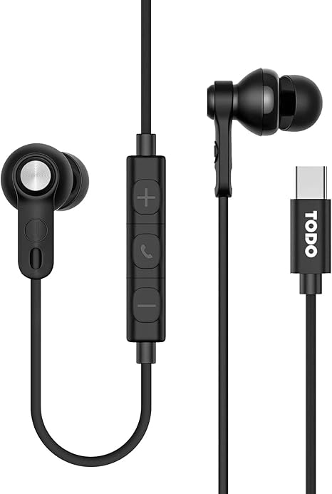 Amazon.com: Type C Headphoneã€ Latest Versionã€' TODO USB C Wired in-Ear