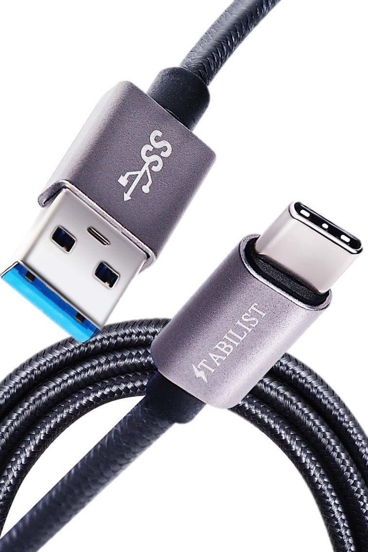 【家電雑誌掲載】 [国内ブランド] USB-Type-C ケーブル 3A 急速充電 1m USB3.0 変換 タイプc typec USB-C usbc USB-A android Xperia Galaxy iPad Pro MacBook switch 等対応 (シルバーグレー) の商品画像
