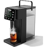 Aesthetern Instant Hot Water Dispenser Countertop for Rapid Heating, Electric Kettle with 6 Temperature Settings & 4 Volume O