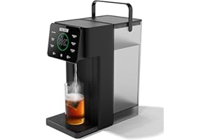 Aesthetern Instant Hot Water Dispenser Countertop for Rapid Heating, Electric Kettle with 6 Temperature Settings & 4 Volume Options, Water Boiler with 3L Removable BPA-Free Water Tank