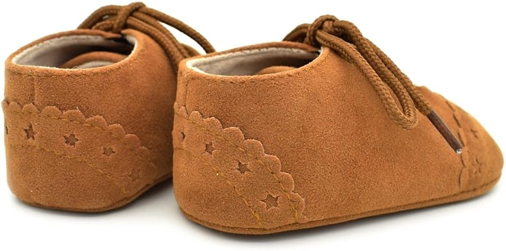 Dukars Baby Boys Girls Soft Sole Moccasins Lace-up Infant Toddler Shoes Sneaker: Clothing
