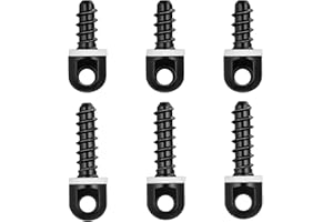 GGYOU Gun Sling Swivel Stud, Crossbow Sling Screw, Bolt Sling Swivel Wood Screw 6-PCS