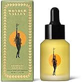 WONDER VALLEY - Rosemary Hair Oil | Vegan, Cruelty-Free, Sulfate-Free | Boosts Shine, Tames Frizz, and Strengthens Hair (1 fl oz | 30 ml)