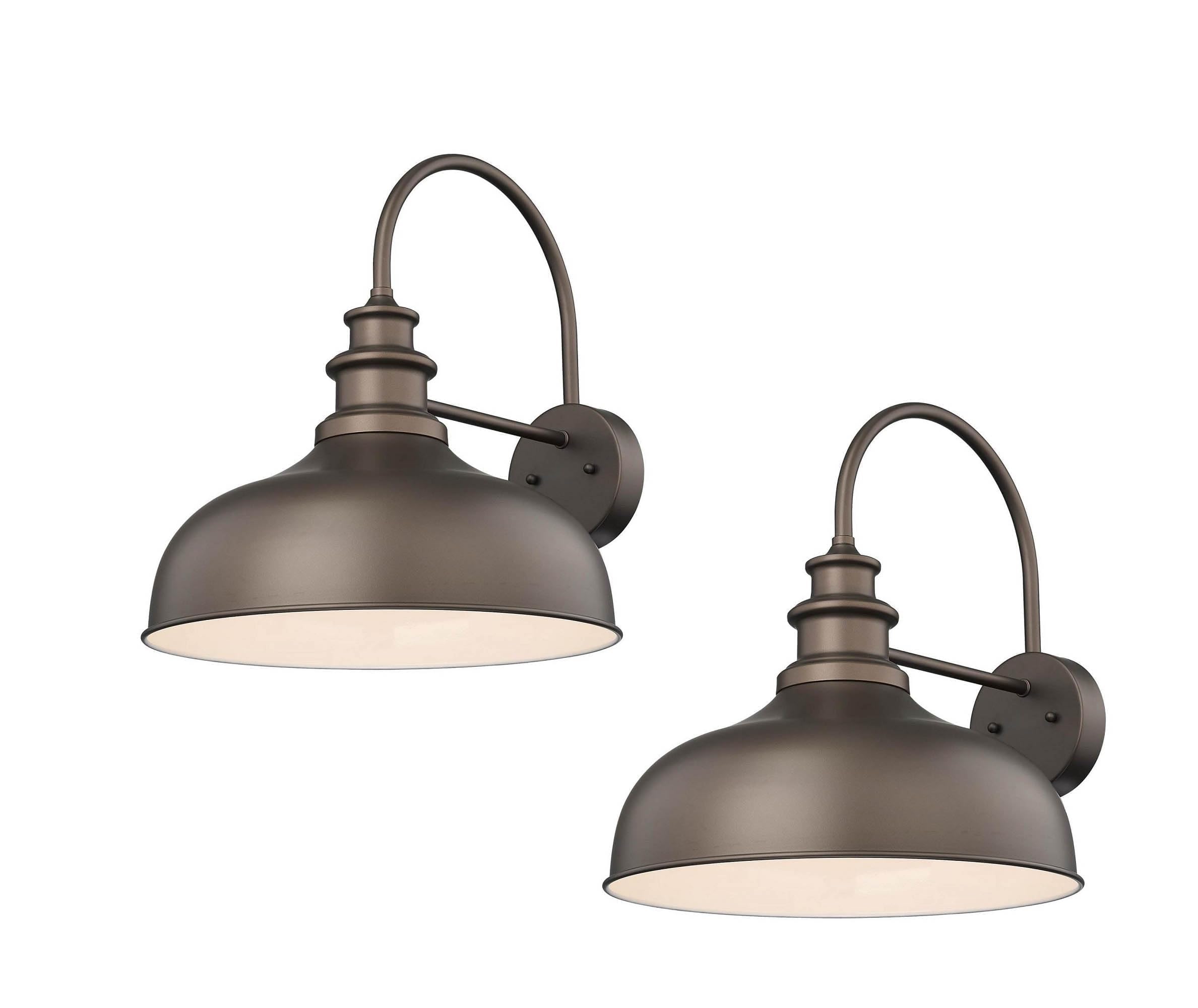 Photo 1 of Bestshared Farmhouse Outdoor Barn Light, E26 Socket Outdoor Wall Lights, Weather Resistant Industrial Exterior Lighting Fixture, Vintage Outdoor Lightings for Porch,Patio,Garage(2pack)