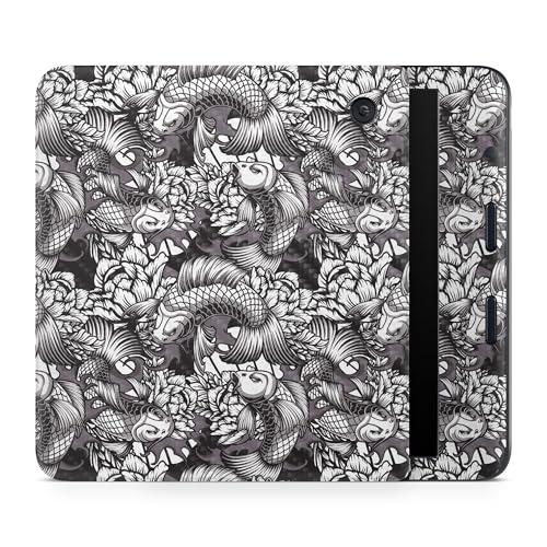 Carbon Fiber E-Reader Skin Compatible with Kobo Libra Colour (2024) - Angry Koi…