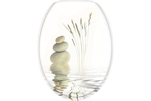 Nastarki Elongated Toilet Seat, Slow Close Wood Toilet Seats, Elongated Toilet Seats with Strong Alloy Hinges, Adjustable Toilet Seat，Easy to Install and Clean