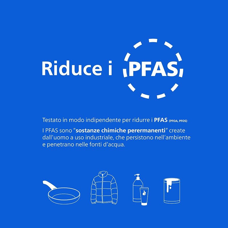 Water Caraffa Filtrante + 12 Cartucce Filtranti di Ricambio, Filtrazione Avanzata, Flusso Rapido, Timer Elettronico, Filtra Cloro, Calcare, Metalli Pesanti e Microplastiche, Bianco, 2.6 Litri — foto 7 di 7