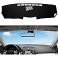 BERKSYDE Dashboard Dash Mat Cover Leather Dashboard Pad Compatible for 2006-2013 Lexus F IS250 IS300 IS350