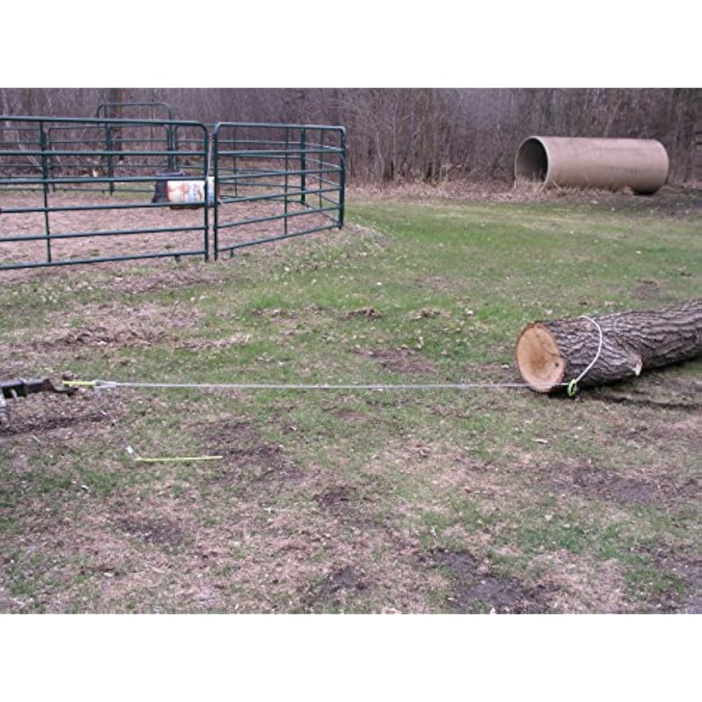 Timber Tuff TMW48 Log Choker Cable With Ring And Probe Stake eBay