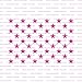 50 Stars Stencil - Military Stencils Perfect for Crafting Patriotic Military Decor, Star Stencil