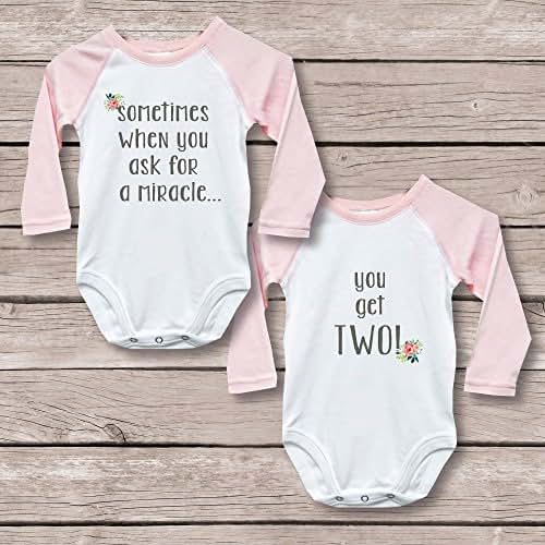 Twin Gift Twins Baby Shower Identical Girls Handmade
