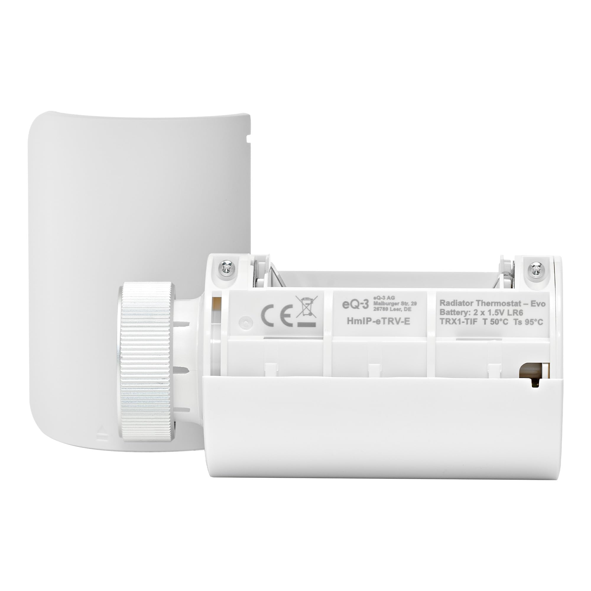 Homematic IP Heizkörperthermostat – Evo, Smart Home, digitaler Thermostat Heizung, Heizungsthermostat, Steuerung per App, Alexa & Google Home, einfache Installation, Energie sparen, 155105A0 2