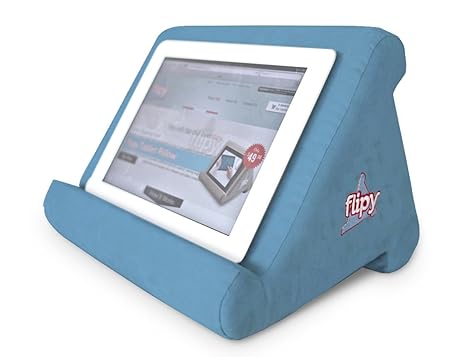 Blue Flipy Multi Angle Ipad Pillow Stand For Tablets E Readers