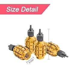 4 PCS Car Tire Valve Stem Cap/Cover, Airtight