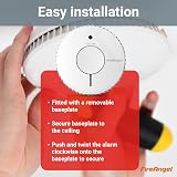 Fireangel FA6620 Optical Smoke Alarm 2-Pack 10-Year Battery White view 5