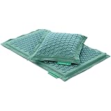 Therapeutic Manual Massage Set PRANAMAT ECO (Pranamat Massage mat + PranaPillow Massage Pillow) (Turquoise Turquoise)