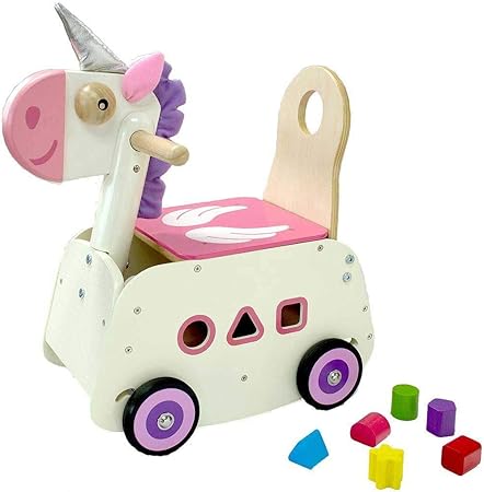 I M Toy Im Porteur En Bois La Licorne Porteur Chariot Marche Evolutif Pour Bebe Jouet A Bascule Pousseur Trieur De Formes Jouet En Bois A I M Toy Im Porteur En Bois La Licorne Porteur Chariot Marche Evolutif Pour Bebe Jouet A Bascule Pousseur Trieur De Formes Jouet En Bois A