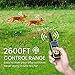 FunniPets Dog Training Collar, 2600ft Range Dog Shock Collar with Remote for Medium and Large Dogs, Waterproof Shock Collar with 4 Training Modes Light Beep Vibration Shock and Safe Reflective Collarthumb 3