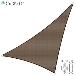 SunnyRoyal 9'x12'x15' Heavy Duty Sun Shade Sail