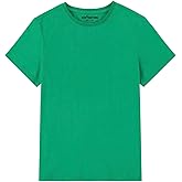 Kid Nation Boys T Shirts Unisex Soft Kids Crewneck Cotton Tshirts Short Sleeve Solid Girls Tee Shirts