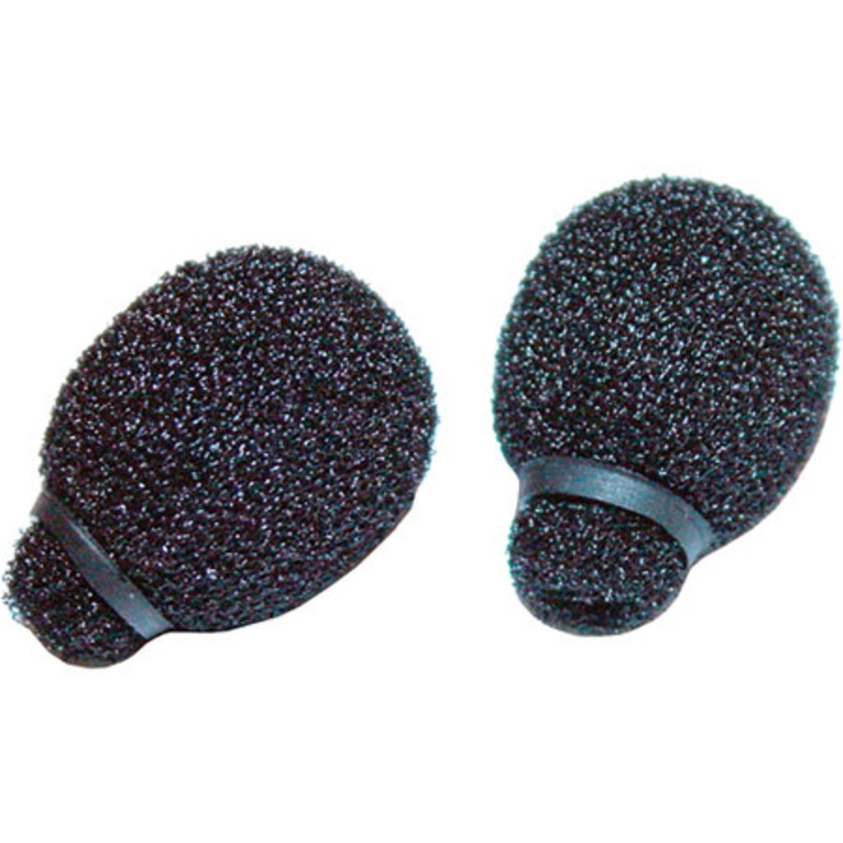 Rycote 105504 Miniature Lavalier Foam - Black (Pack of 2)