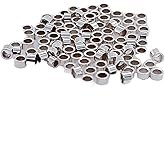 100pcs 925 Sterling Silver Tube Crimp Beads, 1 X1.2MM, by CRAFT WIRE
