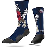 Strideline Liberty University Premium Mascot NCAA Licensed Crew Socks - Navy