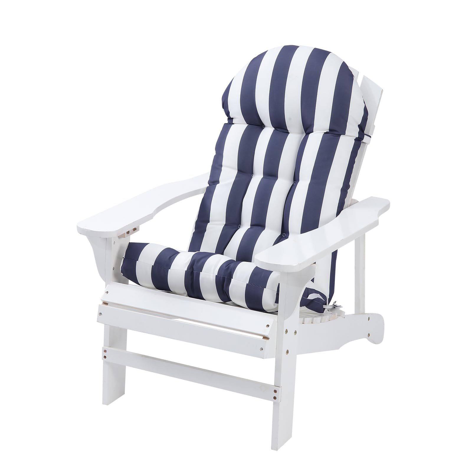 Photo 1 of **CHAIR NOT INCLUDED*** Enipate Weather Resistant Adirondack Chair Cushions High Back Indoor Outdoor Patio Tufted Lounge Cushion Seat Pads