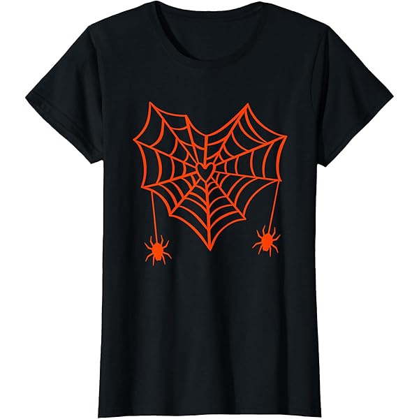 Amazon.com: Heart Spider Web T-Shirt : Clothing, Shoes & Jewelry