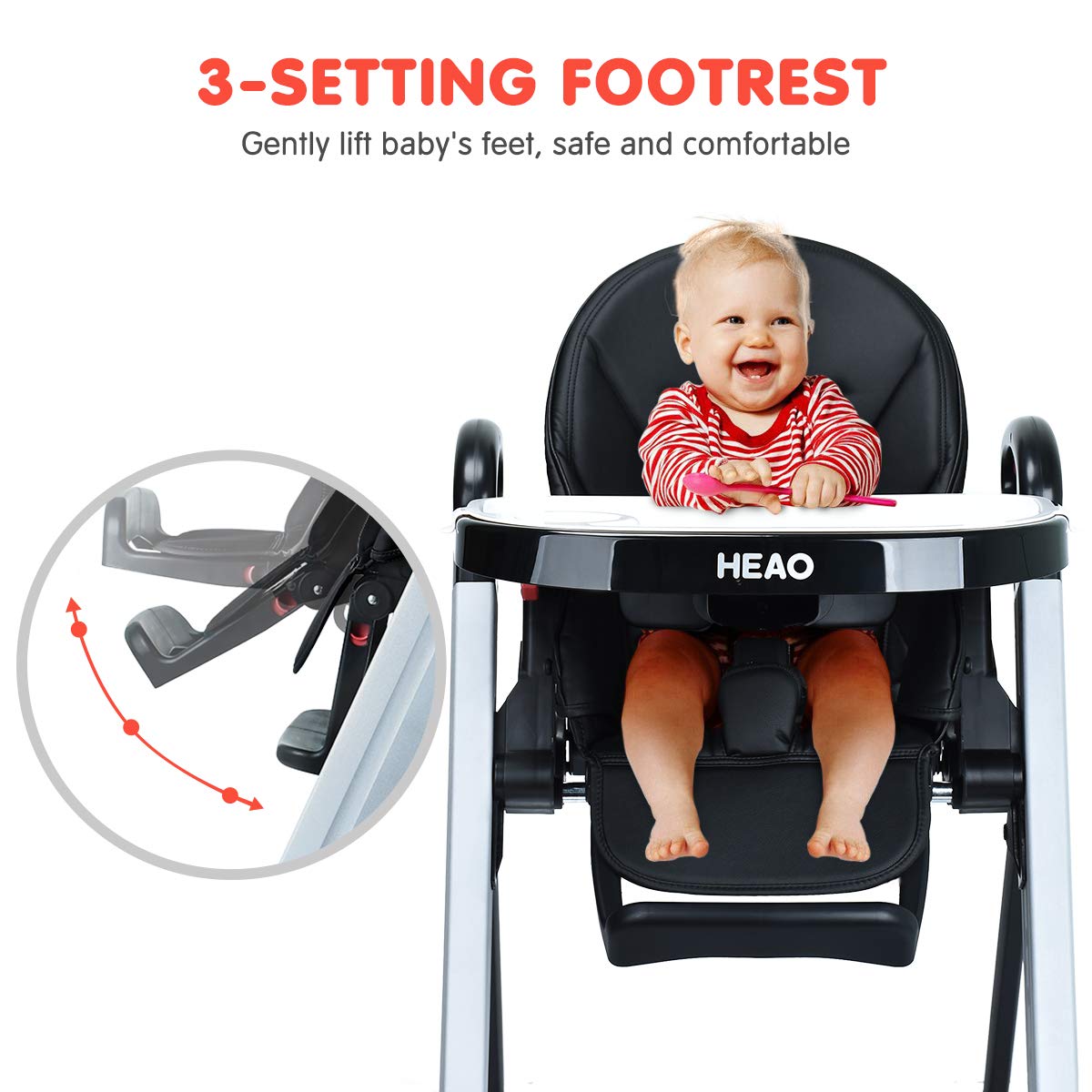 heao foldable high chair
