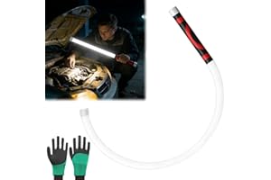 27inch Bendable Mechanic Light, Flexible LED Flashlight Stick, Work Flashlights with High-Lumen LED,3 Brightness Modes, Recha