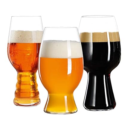 Spiegelau & Nachtmann, 3-teiliges Kraftbier-Glas-Set, Tasting-Kit, Kristallglas, 540/ 600/ 750 ml, 4991693, Craft Beer Glasse