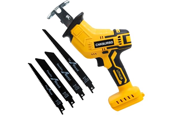 Cordless Reciprocating Saw Compatible with DeWalt 20V Max Battery | Power Recipro Saw,0-3000 SPM Variable Speed, Tool-free Bl