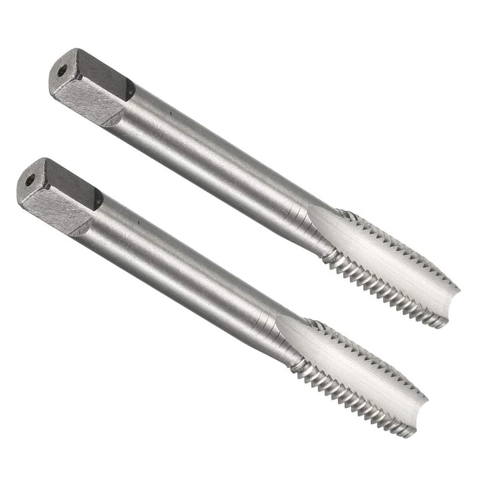 MACHSWON Metric Taps for Threading Machine Electric Drill DIY H2 Right Hand Thread Plug Tap High Speed Steel Metric Machine Thread Tap M10 x 1.5mm 2Pcs