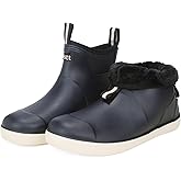 Lezzglt Mens Deck Boots, Saltwater Fishing Booties Rubber Waterproof Ankle Rain Boots, High-performance Footwear Chelsea Boots for Gardening Fishing Boating Camping Sailing