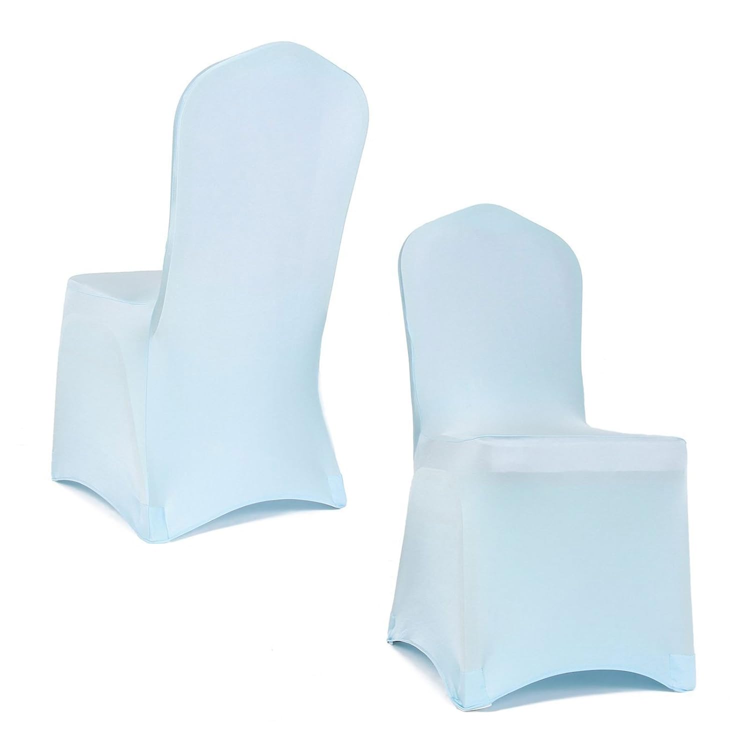 Trimming Shop Spandex Baby Blue Chair Cover Lycra Slipcover for