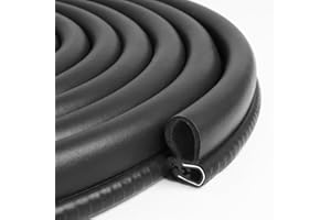 VUAOHIY Automotive Door Rubber Seal Strip Trim Seal with Side Bulb for Cars,Trucks, Boats, RVs and Home Applications, Car Door Weather Striping (40Ft)