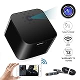 Wireless Spy Hidden Camera WiFi Wall Charger