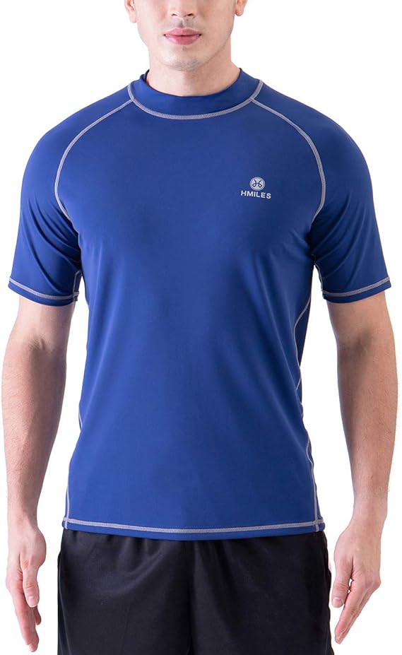 Rash Guards Camiseta de natación para hombre con protección UV UPF50