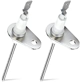 Flame Sensor for Furnace, 2 Pack 0130F00010 Furnace Flame Sensor Replacement Part, Universal Furnace Ignitor Fits York Amana Goodman Flame Sensor, Replaces B1172606 B11726-06 P1257001F 20488501 Etc.