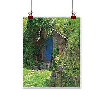 Amazon Com Jbgzzm Hobbits Abstract Painting Fantasy Hobbit Land