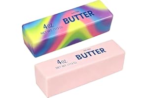 Butter Squishy Slow Rising Squishy Squishies 缓解压力玩具 成人焦虑和压力(彩色 2 件-C)